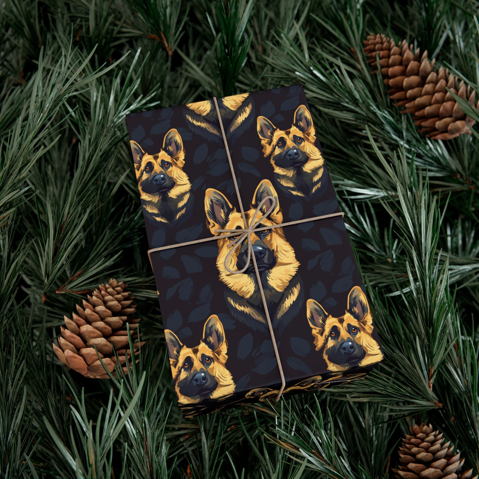 Majestic Hound Couture: German Shepherd LuxeBlend Gift Wrap Papers