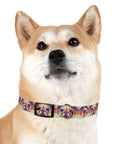 Glitchy Bulldog Blitz Dog Collar