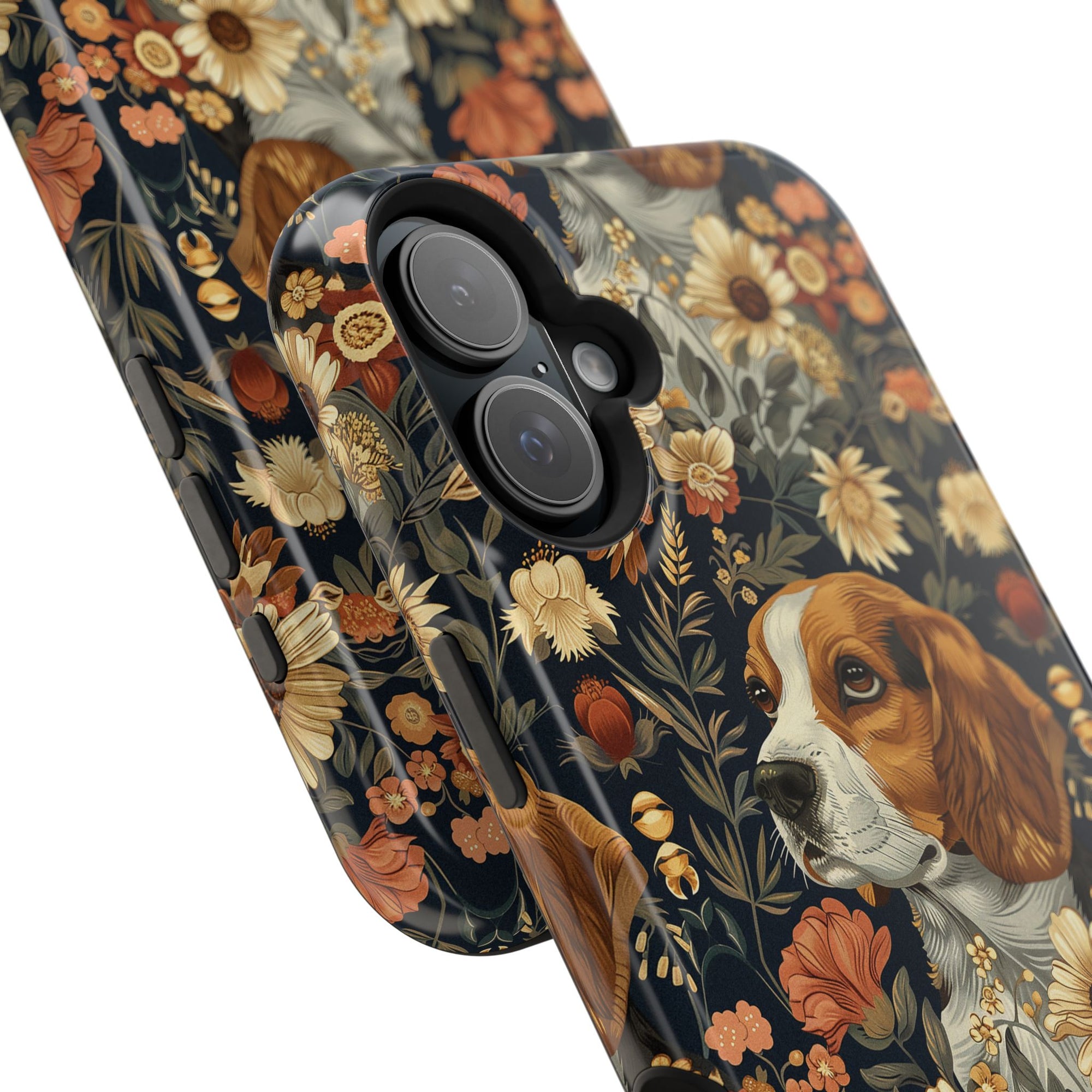 Beagle Blossoms Magnetic Tough Cases