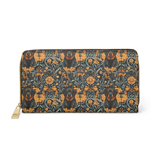 Ruffle Rottie Glamourific Zipper Wallet