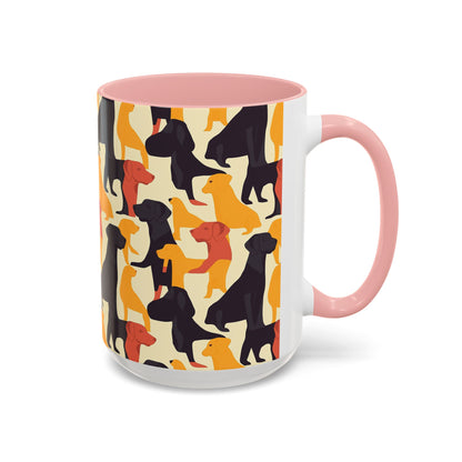 Modern Charm Labrador Chic Accent Coffee Mug