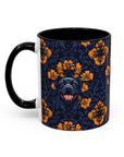 Royal Rottweiler Regalia Accent Coffee Mug