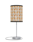 Golden Glamour Paws - Luxe Licks for Regal Retrievers Lamp on a Stand