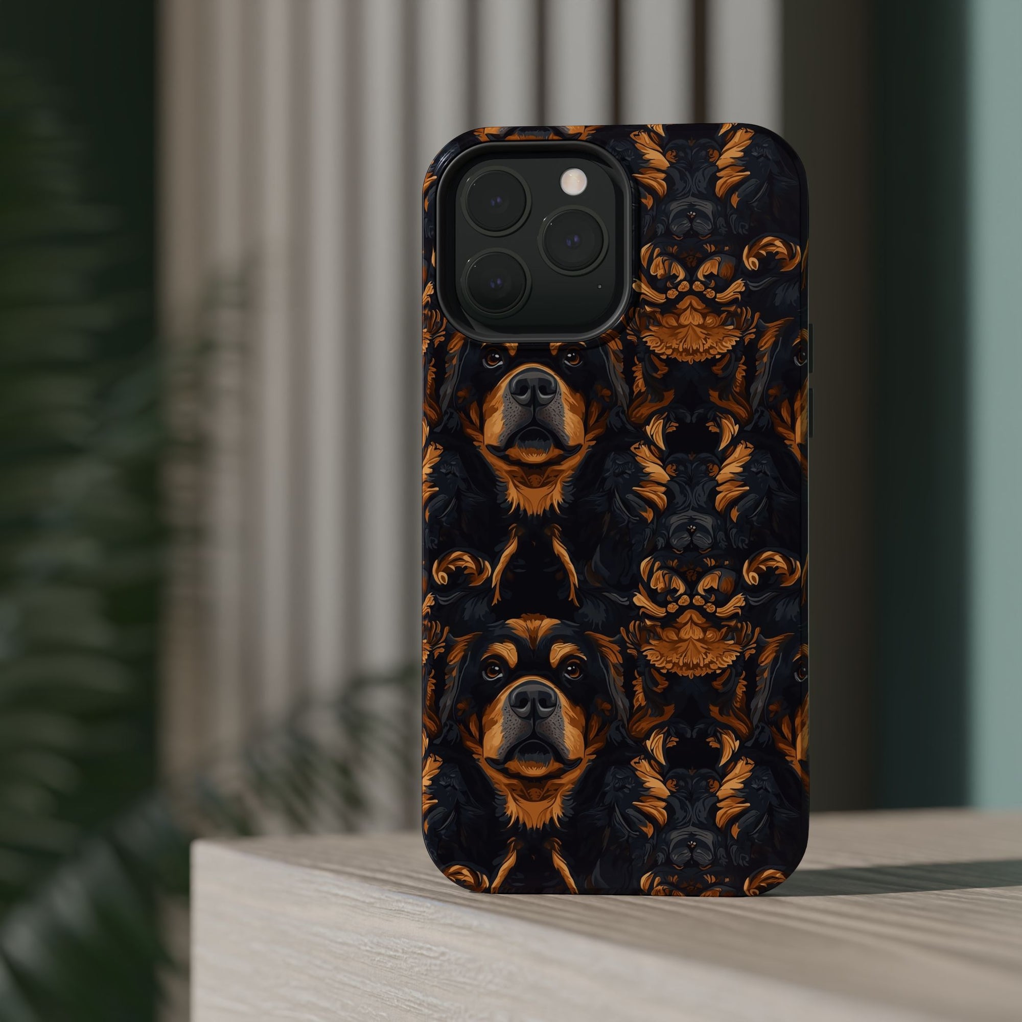 Modern Rottweiler Royalty Magnetic Tough Cases