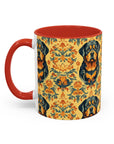 Royal Rottie Regalia Accent Coffee Mug