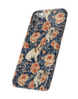 Blooming Bulldog Beauty Slim Phone Cases