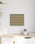 Blooming Goldie Glam Matte Canvas, Framed