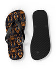 Modern Rottweiler Royalty Flip Flops