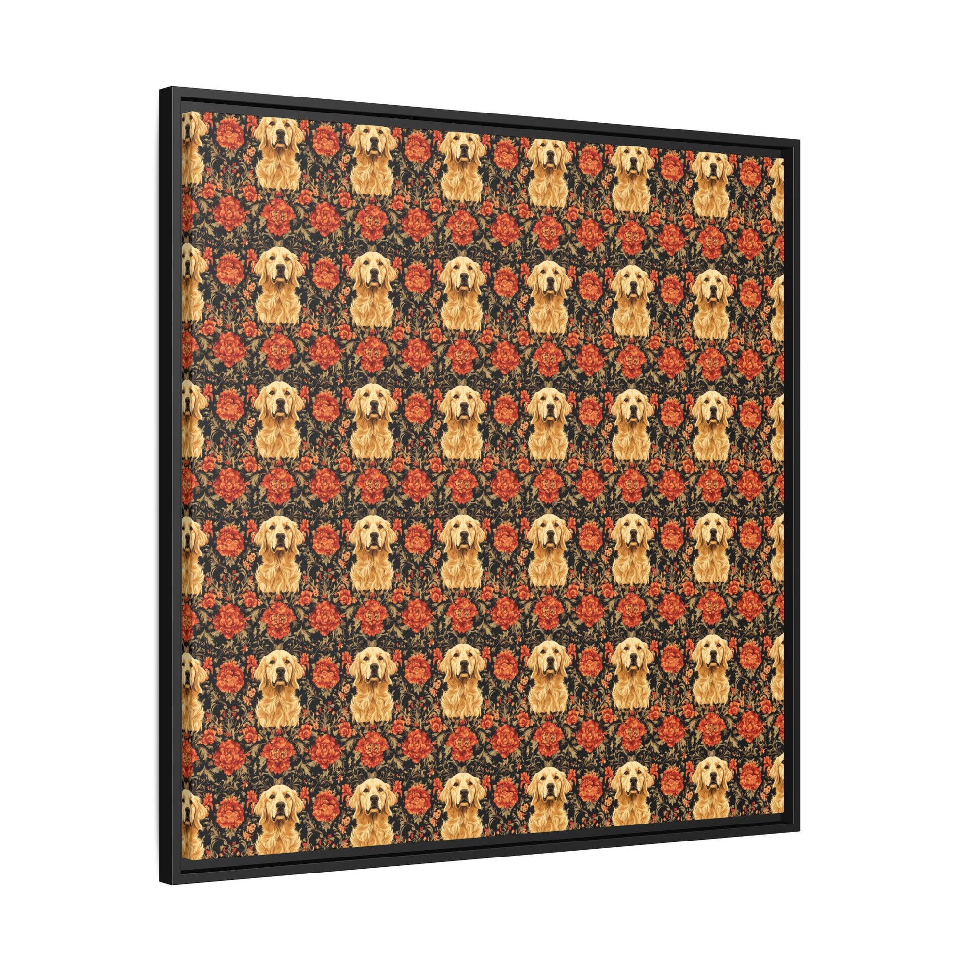 Golden Pawsatronic Tapestry Matte Canvas, Framed