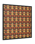 Golden Pawsatronic Tapestry Matte Canvas, Framed