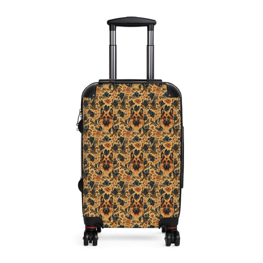 Autumnal German Shepherd Glamour Suitcase