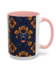 Royal Rottweiler Regalia Accent Coffee Mug