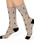 Bloomiful Lab Bouquet Cushioned Crew Socks