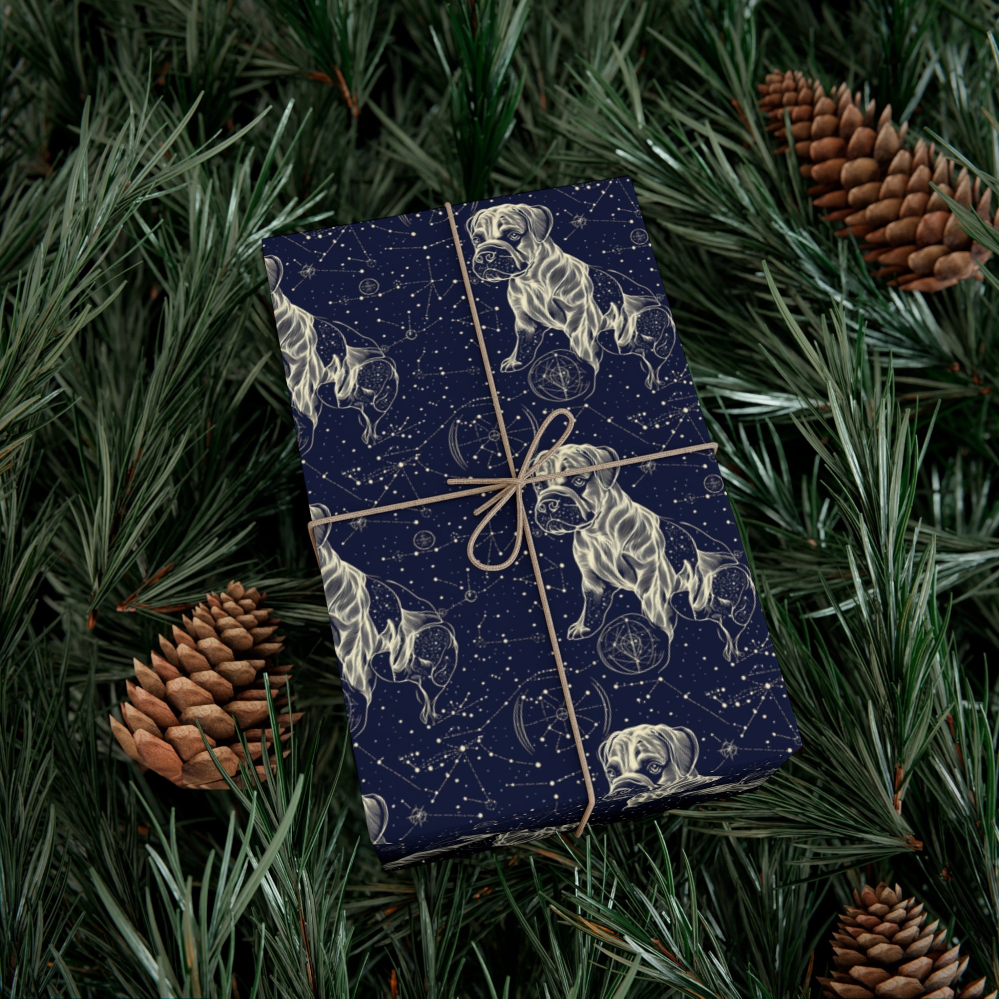 Celestial Boxer Bliss Gift Wrap Papers