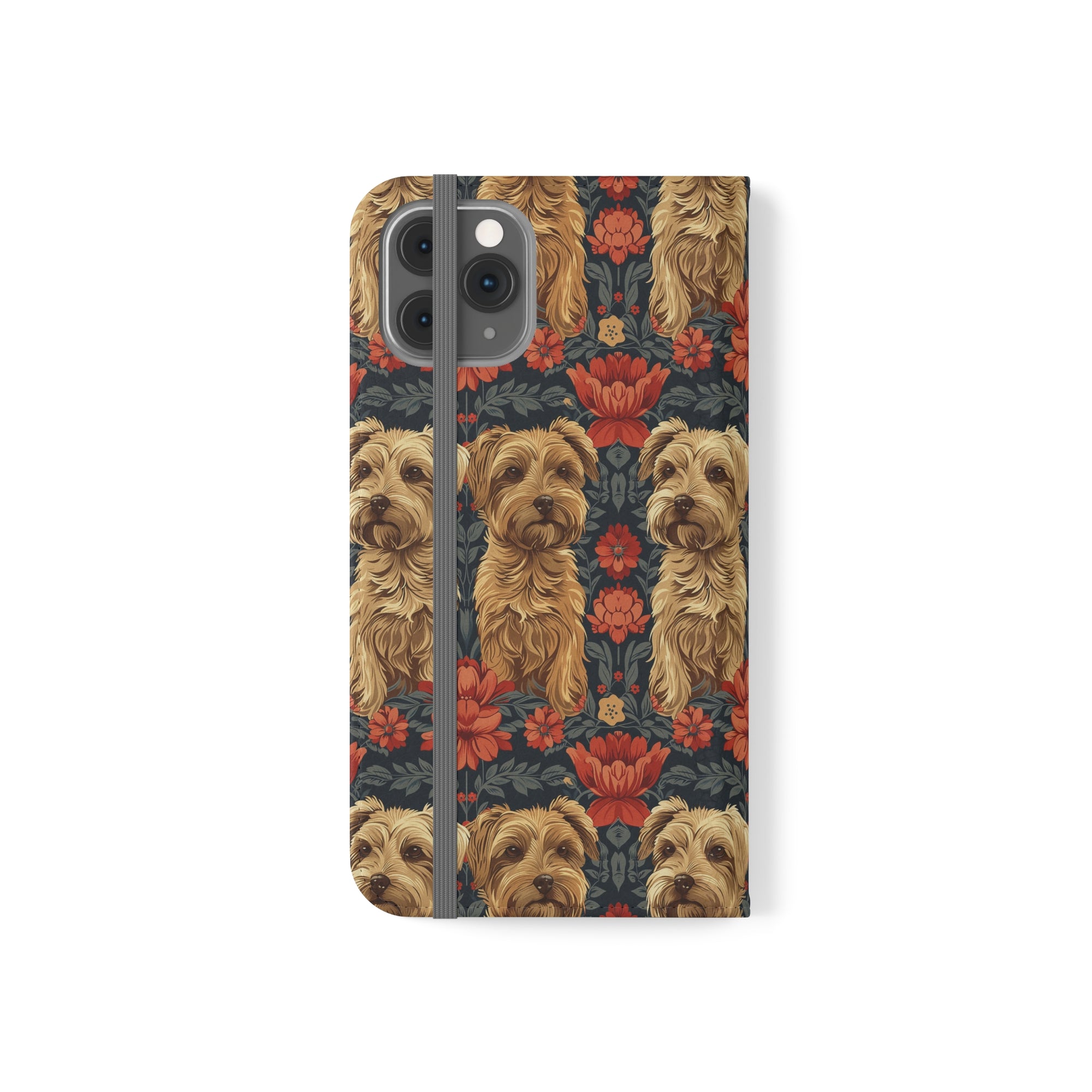 Yorkie Charm Twins Flip Cases