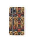 Yorkie Charm Twins Flip Cases