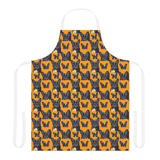 Frenchie Pawsitively Pawsome Peek-a-Boo Perfection Apron