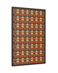 Golden Pawsatronic Tapestry Matte Canvas, Framed