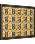 Royal Rottie Regalia Matte Canvas, Framed