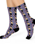 Bloomtastic Lab Petal Parade Cushioned Crew Socks