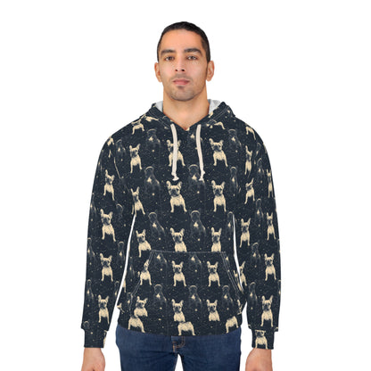 Frenchie Celestial Soar Unisex Pullover Hoodie