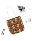 Golden Pawsatronic Tapestry Canvas Tote Bag