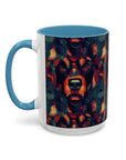 Rustic Rottie Charm Accent Coffee Mug