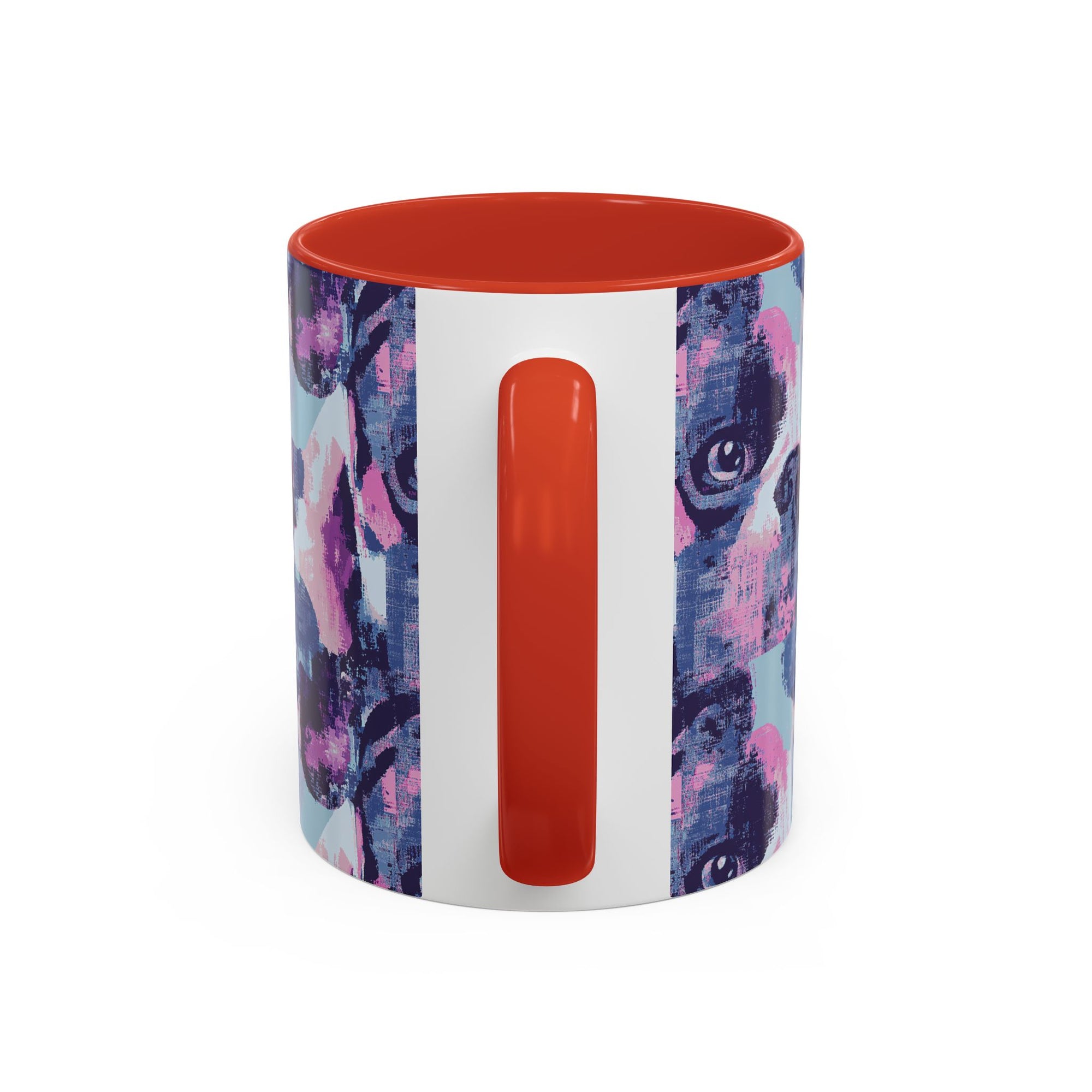 Funky Geometric Boxerista Accent Coffee Mug