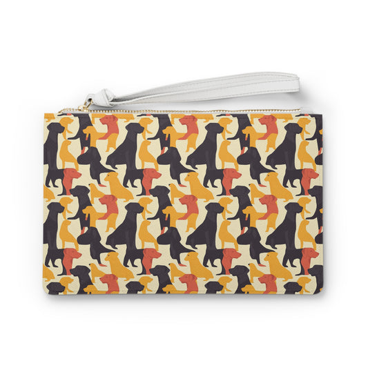 Modern Charm Labrador Chic Clutch Bag