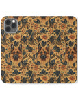 Autumnal German Shepherd Glamour Flip Cases