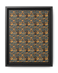 Ruffle Rottie Glamourific Matte Canvas, Framed