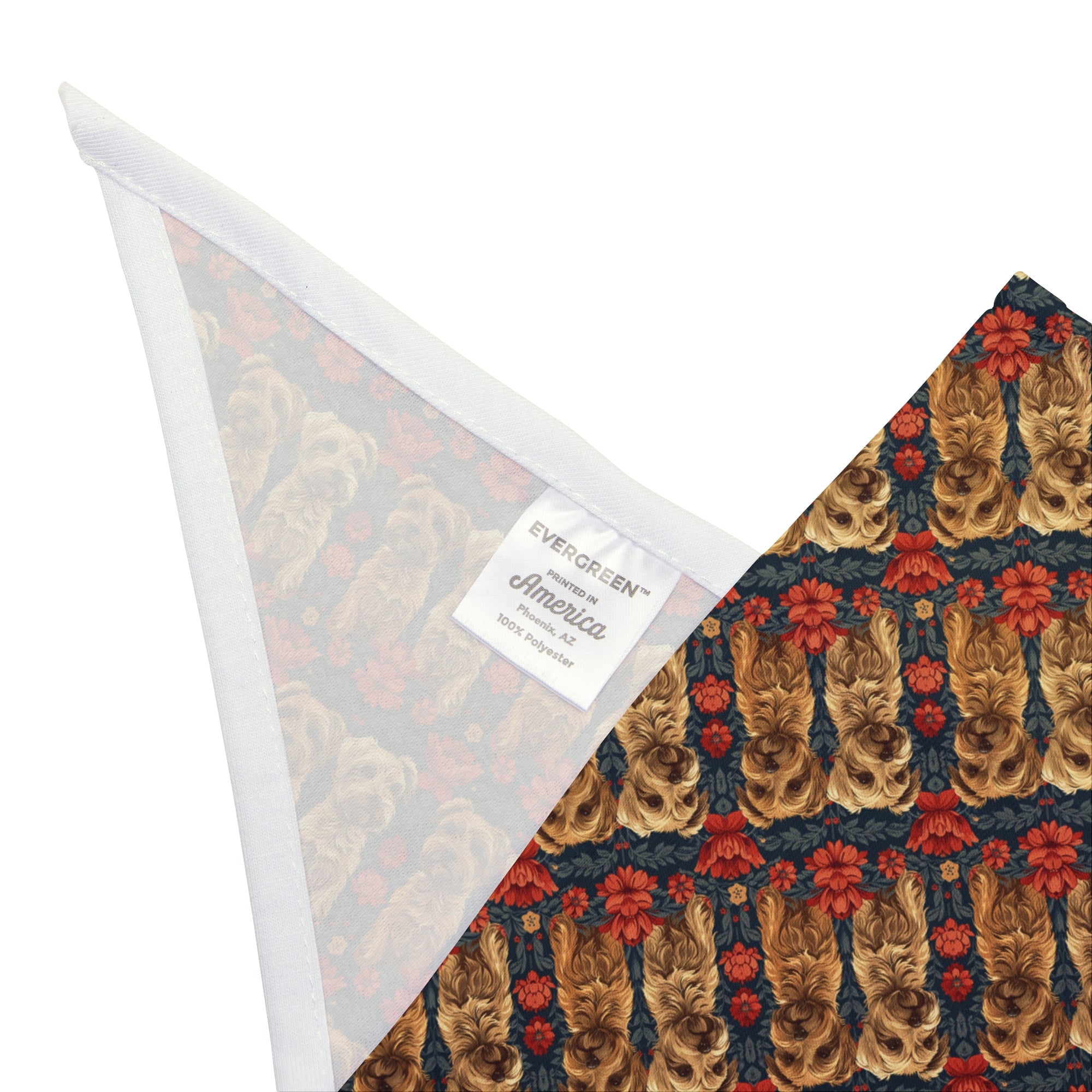 Yorkie Charm Twins Pet Bandana