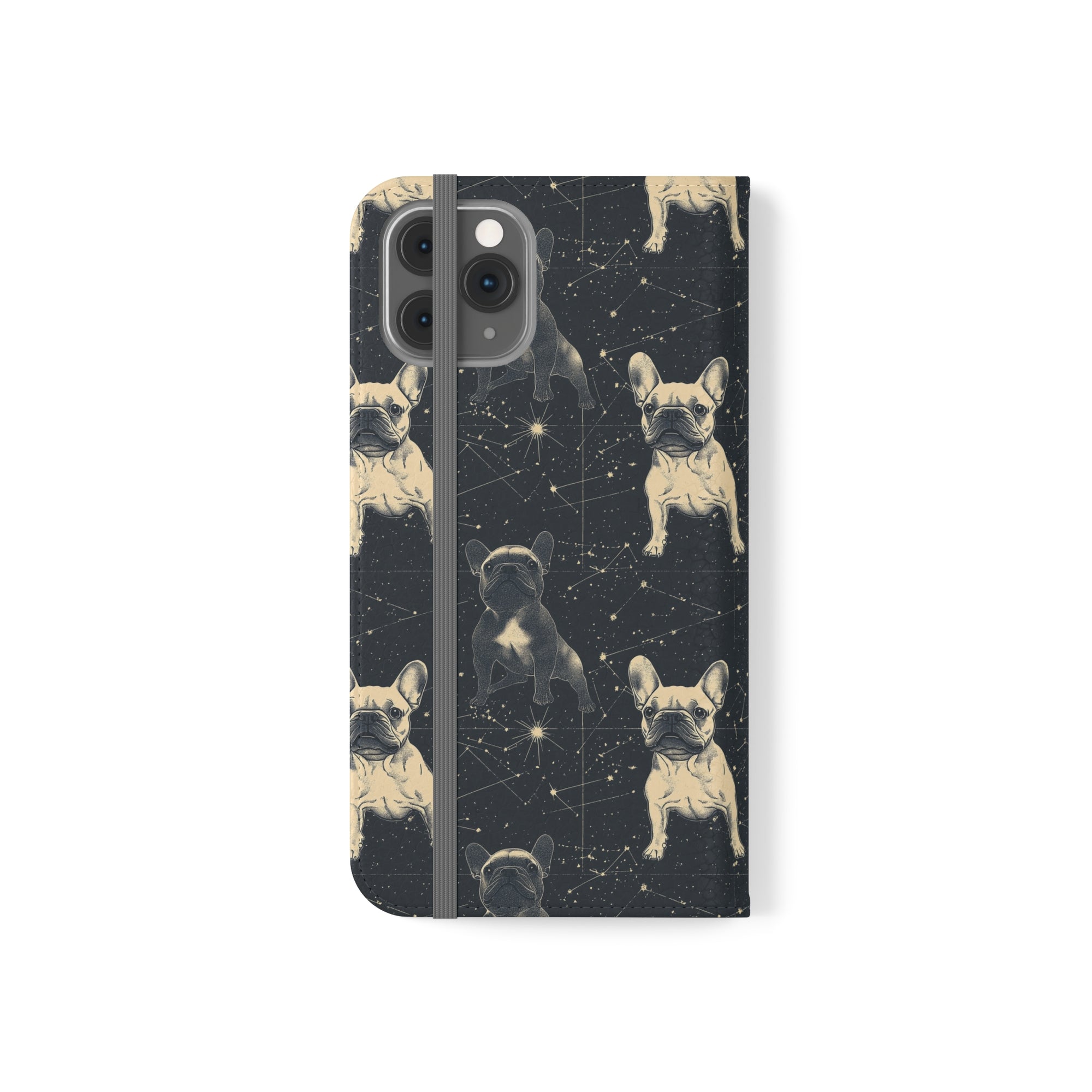 Frenchie Celestial Soar Flip Cases