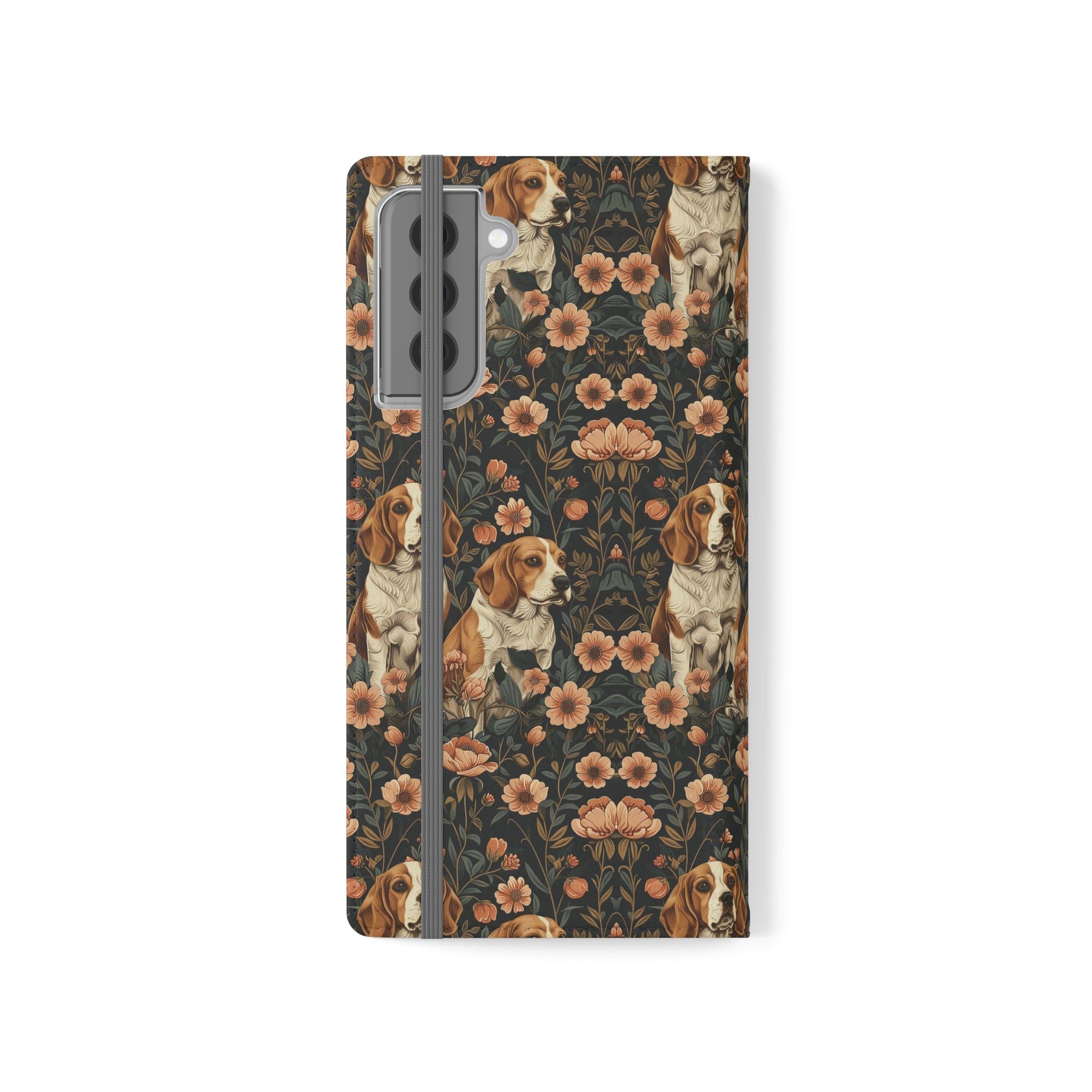 Beagle Blossom Bonanza Flip Cases