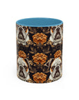 Bloomingly Bulldogistic Bouquet Accent Coffee Mug