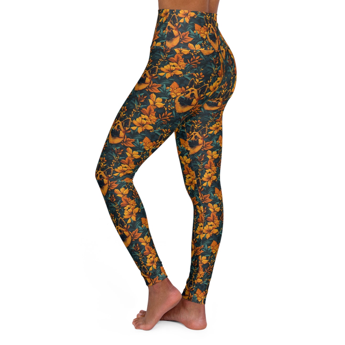 Safari Shepherd Strut High Waisted Yoga Leggings