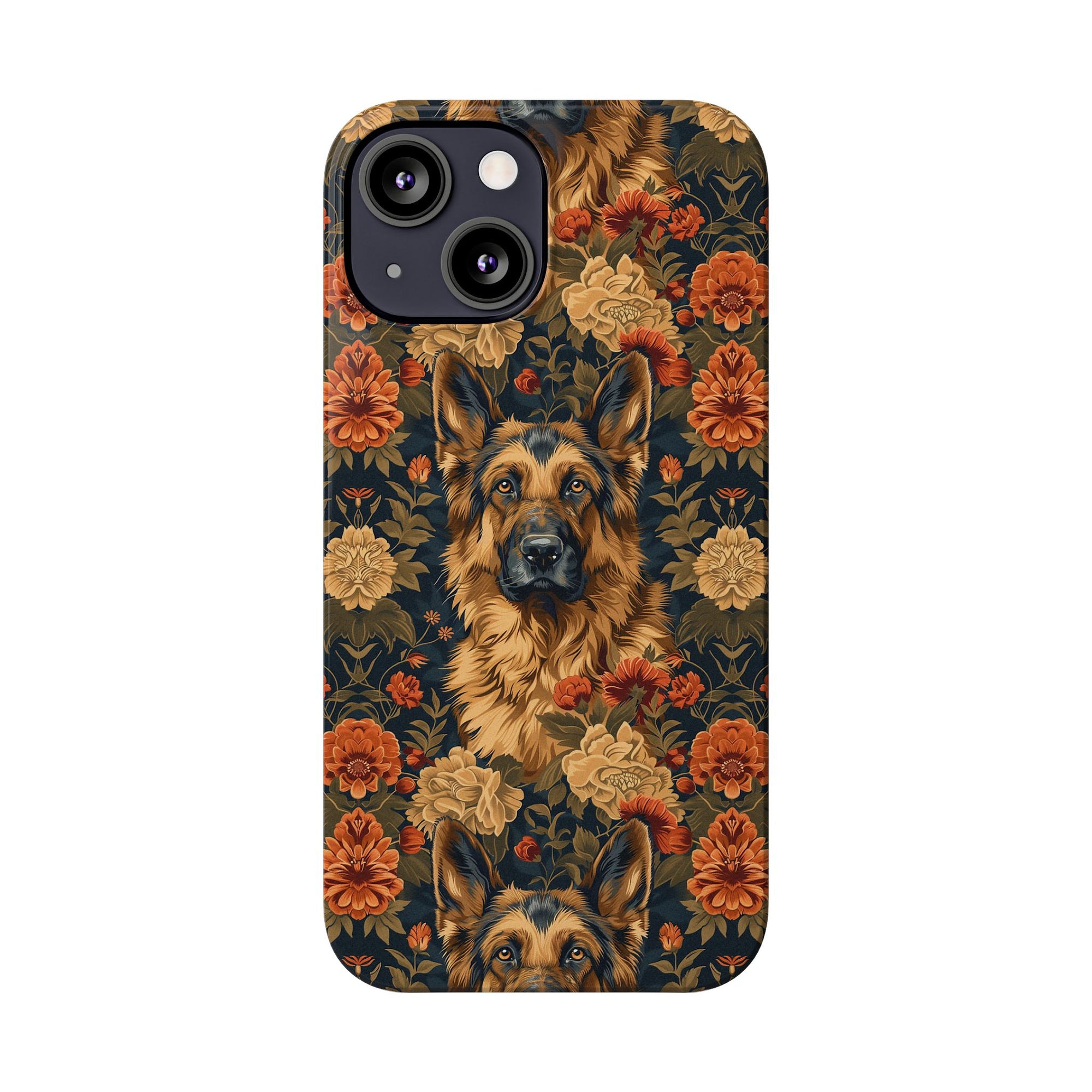 WhimsiWooly Shepherd Spritz Slim Phone Cases