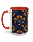 Royal Rottweiler Regalia Accent Coffee Mug