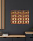 Golden Pawsatronic Tapestry Matte Canvas, Framed