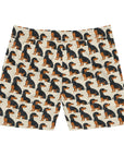 Whimsical Dachsund Dreamcatcher Men's Mid-Length Swim Shorts