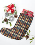 Pawsome Rottweiler Royalty Plaid Christmas Stockings