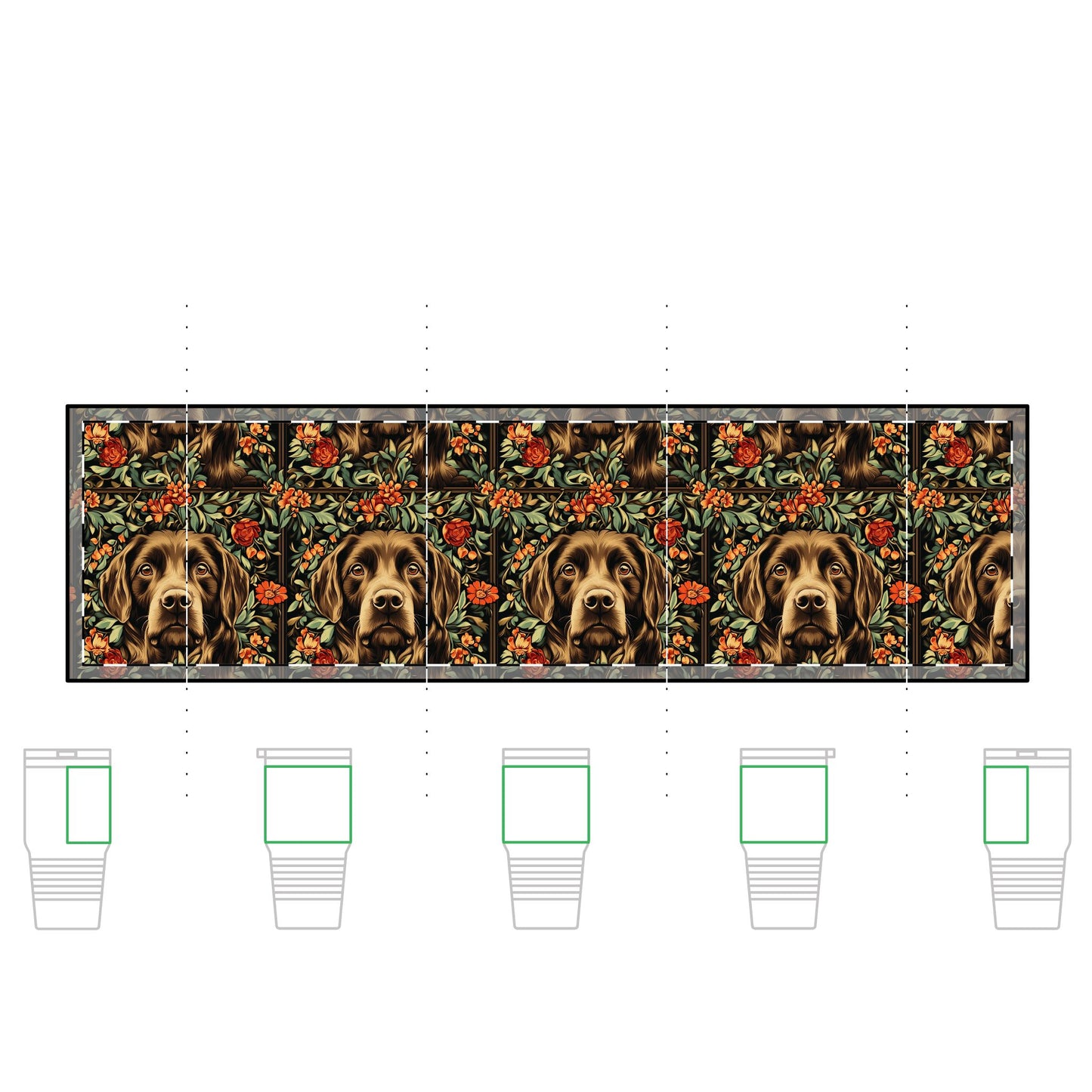 Labrador Lush Pooch Tapestry Tundra Tumbler