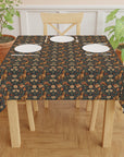 Dazzling Dachsund Blossoms & Foliage Tablecloth