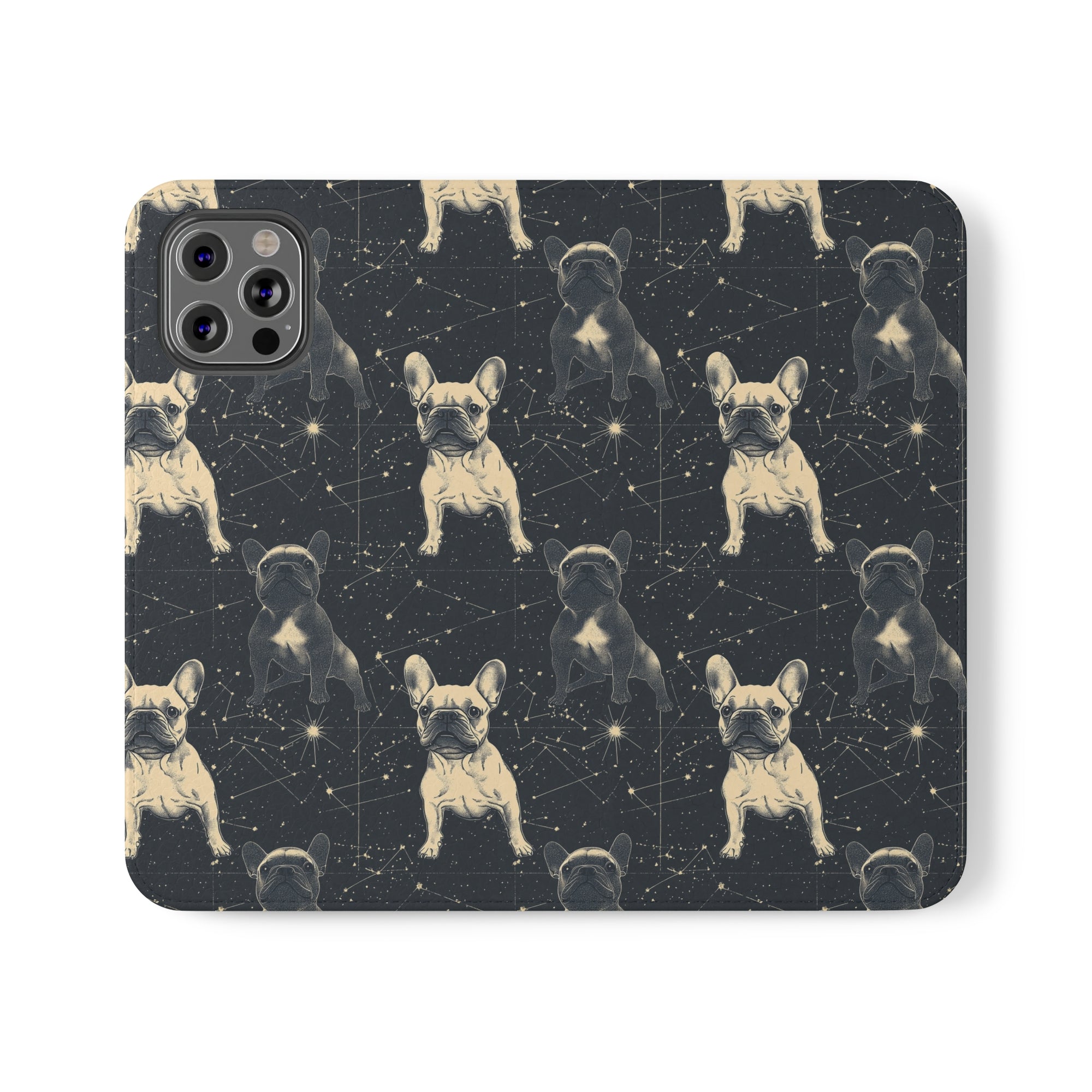 Frenchie Celestial Soar Flip Cases