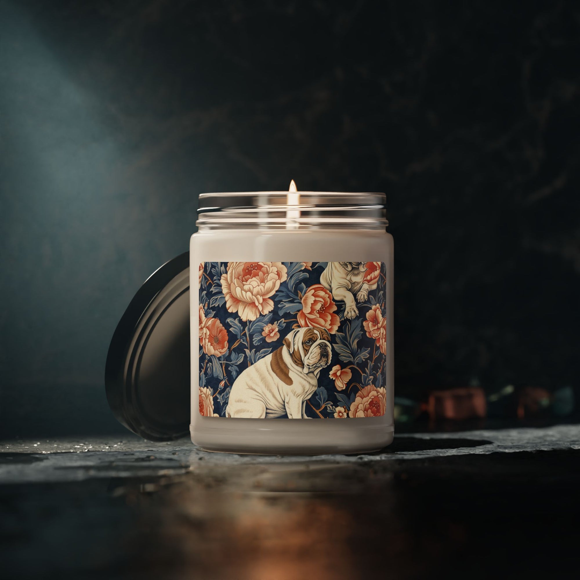 Blooming Bulldog Beauty Scented Soy Candle