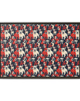 Bulldoggy Bliss Chomper Matte Canvas, Framed