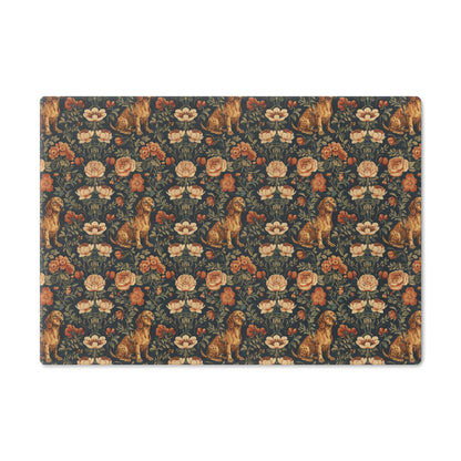 Dazzling Dachsund Blossoms & Foliage Cutting Board