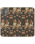 Beagle Blossom Bonanza Flip Cases