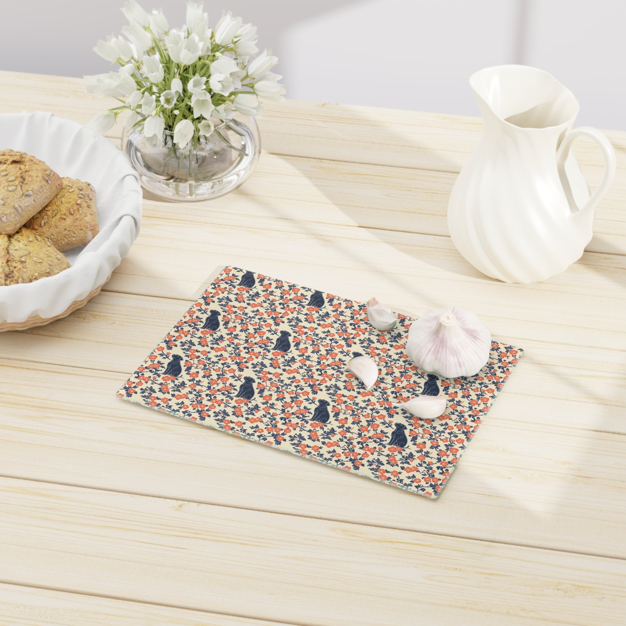 Bloomiful Lab Bouquet Cutting Board