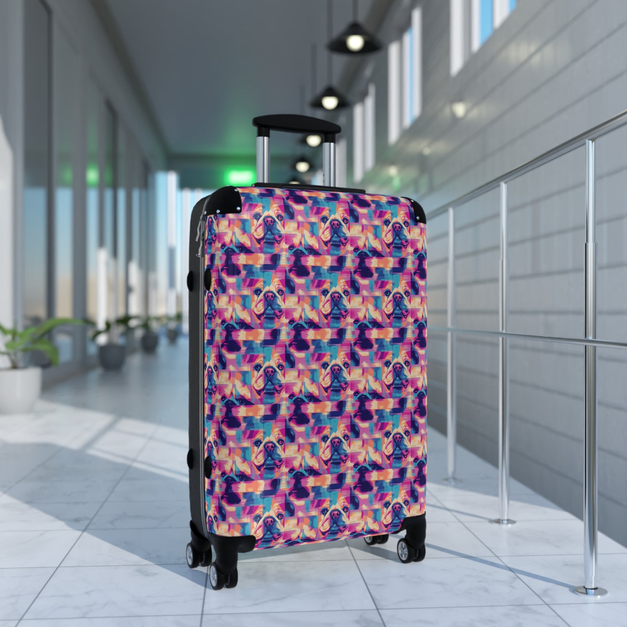 Dazzling Bulldog Chic Suitcase